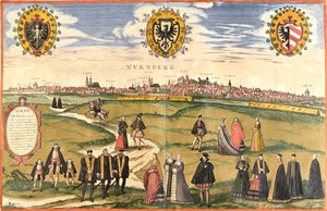 ドイツ、ニュルンベルク 作： Georg and Hogenberg Franz (1535 90) Braun