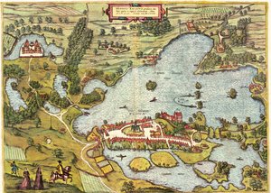 ドイツ、プロン 作： Georg and Hogenberg Franz (1535 90) Braun