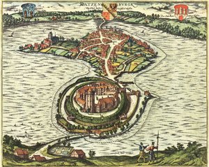 ドイツ、ラッツェブルク 作： Georg and Hogenberg Franz (1535 90) Braun