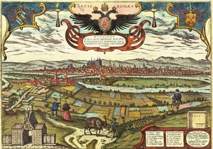 ドイツ、レーゲンスブルク 作： Georg and Hogenberg Franz (1535 90) Braun