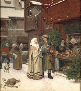 クリスマスフェア、1872年。 作： Georg von Rosen