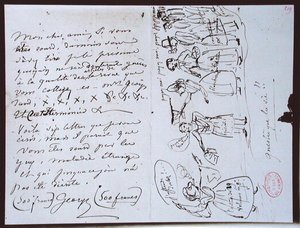 Fonds Lovenjoul E858 Ms 937 1.219 George Sand (1804-76) から
