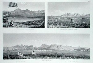 リチャードソンの鎖（Sir John Franklin（1786-1847）の「Narrative of a Second Expedition to the Shores of the Polar Sea in the Years 1825-27」より） エドワード・フィンデン（1791-1857）が1828年に出版した彫刻作品。 作： George (after) Back