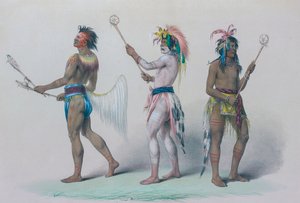 ジョージ・カトリンの北米インディアンのポートフォリオ 作： George (after) Catlin