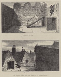 ジャック・シェパードのイラスト（彫刻 作： George (after) Cruikshank