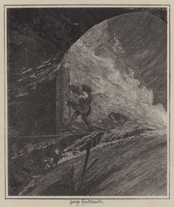 ジャック・シェパードのイラスト（彫刻 作： George (after) Cruikshank