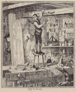ジャック・シェパードのイラスト（彫刻 作： George (after) Cruikshank