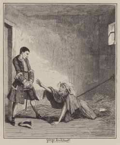 ジャック・シェパードのイラスト（彫刻 作： George (after) Cruikshank