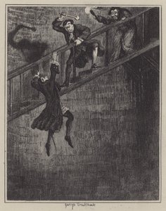 ジャック・シェパードのイラスト（彫刻 作： George (after) Cruikshank