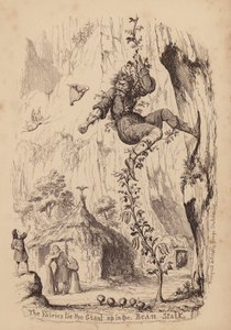 ジャックと豆の木（エングレーヴィング） 作： George (after) Cruikshank