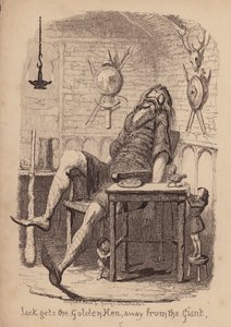 ジャックと豆の木（エングレーヴィング） 作： George (after) Cruikshank