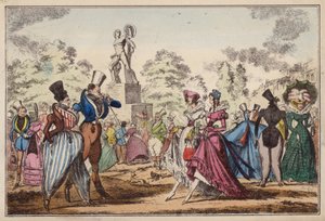 1822年の怪奇現象（カラー図版 作： George (after) Cruikshank