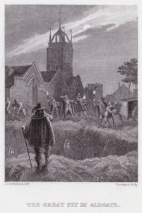 The Great Pit in Aldgate (e.g. The Great Pit in Aldgate) 作： George (after) Cruikshank