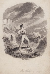 沈没船（彫刻 作： George (after) Cruikshank