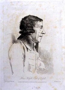 第4代オーフォード伯爵ホレス・ウォルポール（1717-97）、ウィリアム・ダニエル（1769-1837）による彫刻 作： George (after) Dance