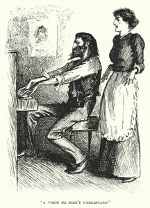 ジョージ・デュ・モーリアの「トリルビー」のイラスト（彫刻 作： George (after) Du Maurier