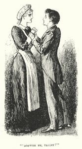 ジョージ・デュ・モーリアの「トリルビー」のイラスト（彫刻 作： George (after) Du Maurier