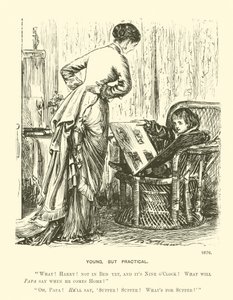 若くても実用的（彫刻 作： George (after) Du Maurier