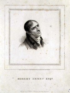 ロバート・エメット（Robert Emmet Esq.(1778-1803) J.ヒースの彫刻、G.ロビンソンの出版、ロンドン 作： George (after) Petrie