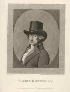 ウォーレン・ヘイスティングスの肖像、パブ。1795年（彫刻）。 作： George (after) Stubbs