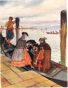 ゴンドレッタのラビオディナ、「絵本の絵本」、1910年からのイラスト 作： George, 9th Earl of Carlisle Howard
