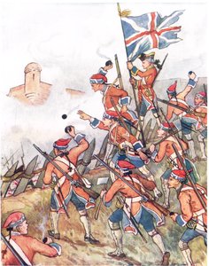 イギリスの手榴弾兵、「絵本の歌」、1910年からのイラスト 作： George, 9th Earl of Carlisle Howard