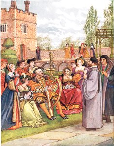 キングスバラード、「絵の本」のイラスト、1910 作： George, 9th Earl of Carlisle Howard