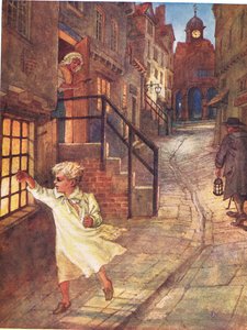 ウィリーウィリーウィンキー、「絵の本」のイラスト、1910 作： George, 9th Earl of Carlisle Howard