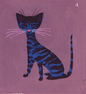 ブルーキャット、1970年代 作： George Adamson
