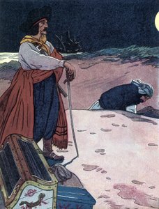 財務大臣は埋葬されている George Albert Williams (1875-1932) 1914年の "The boys book of pirates "からのイラスト。