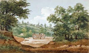 ハイゲート トンネルの発掘現場からの眺め、ロンドン、1812 年