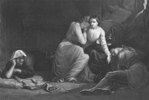 「フロリメルと魔女」、c1852 作： George August Periam