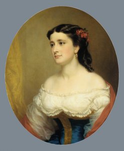 ウィリアム・ローリング・アンドリュース夫人、1861-63年。 作： George Augustus Baker