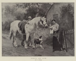 労働と愛 作： George Augustus Holmes