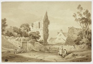 ウェンロック修道院、シャープシャー 作： George Augustus Holmes