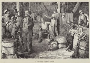 バージニアカントリーストア 作： George Augustus Sala
