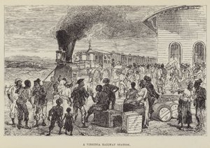 バージニア駅 作： George Augustus Sala