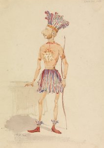 インカの衣装を着たイギリス人 作： George Augustus Sala