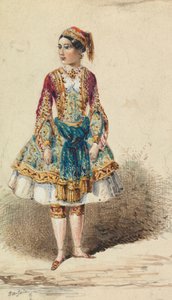 近東衣装の少女 作： George Augustus Sala