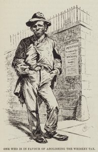 ウイスキー税の廃止を支持する者 作： George Augustus Sala