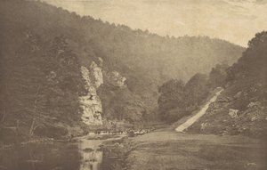 In Dove Dale, 1880s, print 1888., 1880s, print 1888. 作： George Bankart