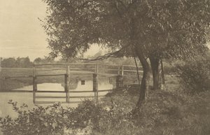 1880 年代、シャローフォードのウォルトンの家の近くの雌豚で、1888 年に印刷されました。 作： George Bankart