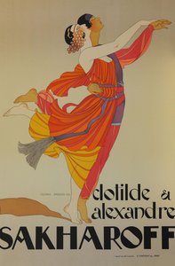 クロティルデとアレクサンドルサハロフ、1921年。