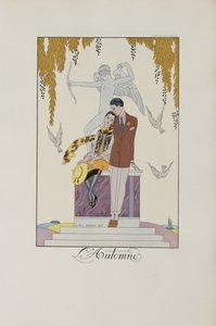 ファルバラとフリル：1925年秋。 作： George Barbier