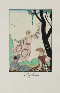 Falbalas et fanfreluches:Papillons, 1921. 作： George Barbier