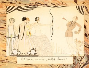 美しい女性たちよ、ハートを狙え!Le Bonheur du Jour or, Les Graces à la Mode』（1924年）より。