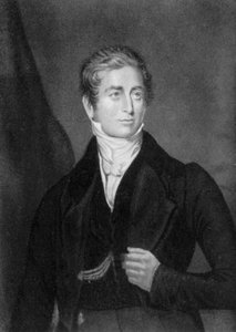 ロバートピール卿、イギリス首相、第2バロネット、1853年、1910年。 作： George Baxter