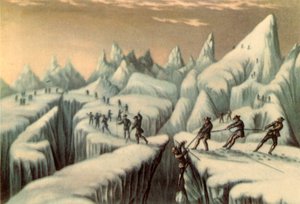 モンブラン登頂の舞台、c1853、1946 年。