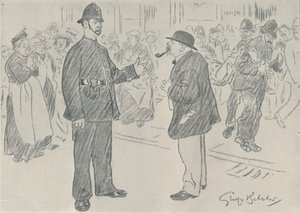 警察と国民、1920 作： George Belcher