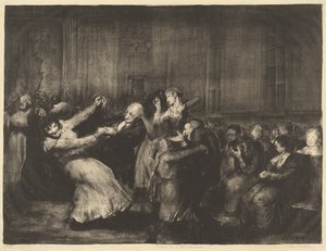 マッドハウスで踊る 作： George Bellows